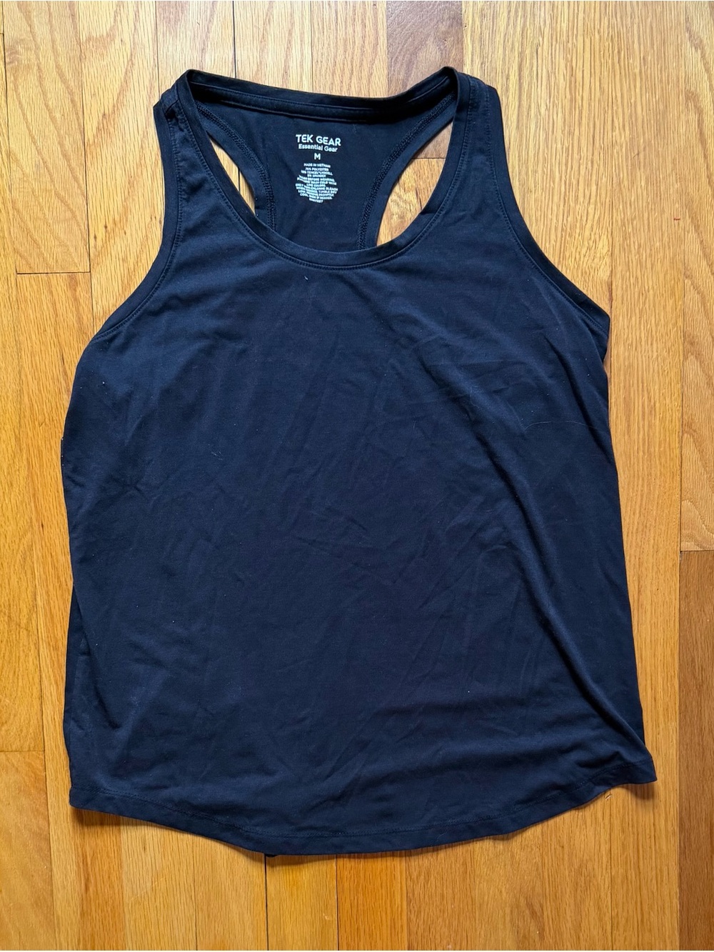tek gear Black Racerback Tank Top